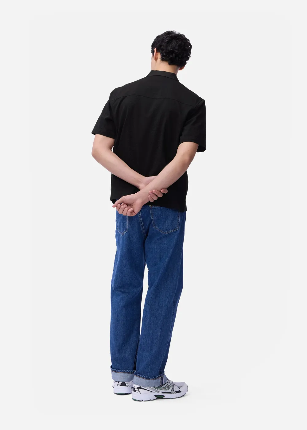 Seersucker Short Sleeve Loop Shirt sold by Danali product image thumbnail 3