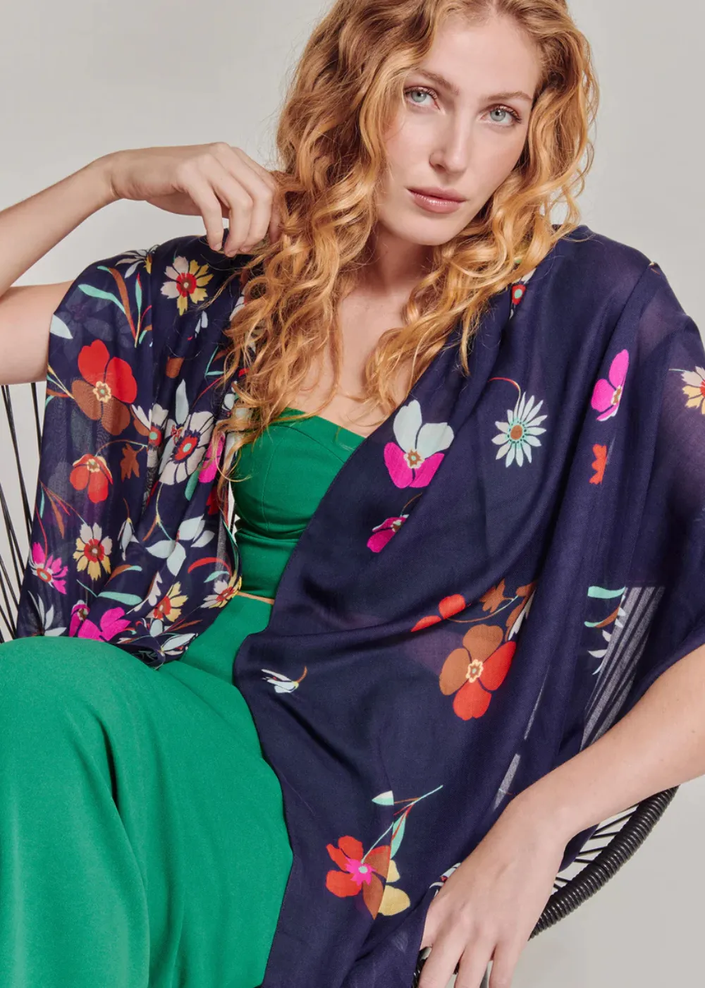 Falling Flowers Wrap sold by Danali product image thumbnail 2