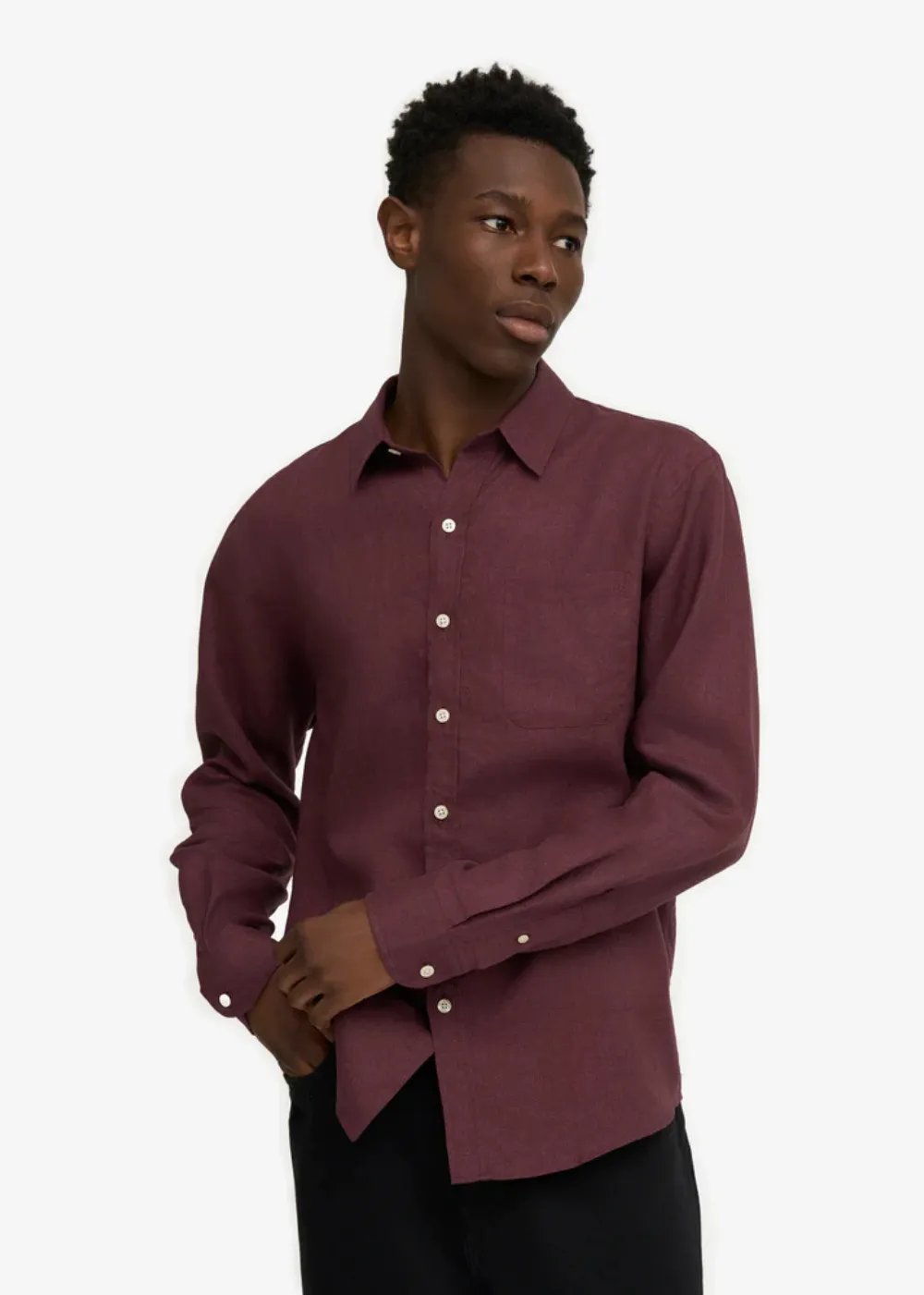 Organic Linen Shirt sold by Danali product image thumbnail 5