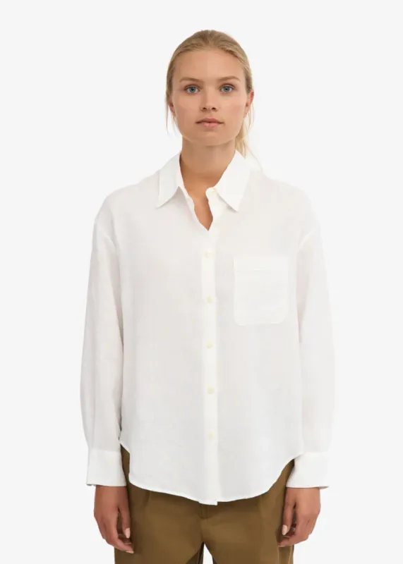 Organic Linen Oversized Shirt made by Colorful Standard