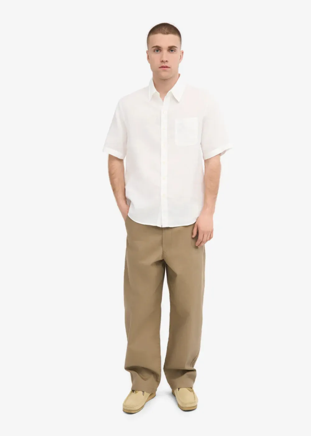 Linen Short Sleeve Shirt sold by Danali product image thumbnail 4