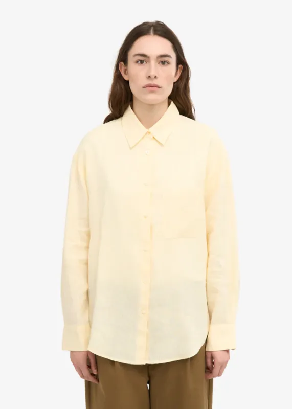 Linen Oversized Shirt made by Colorful Standard