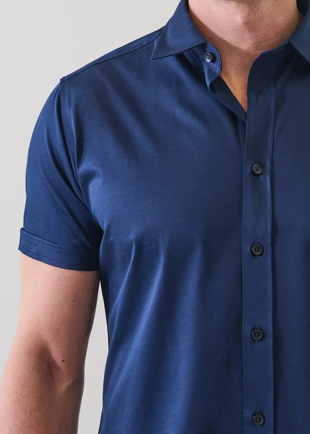 Solid Cotton/Modal Sport Shirt sold by Danali product image thumbnail 3
