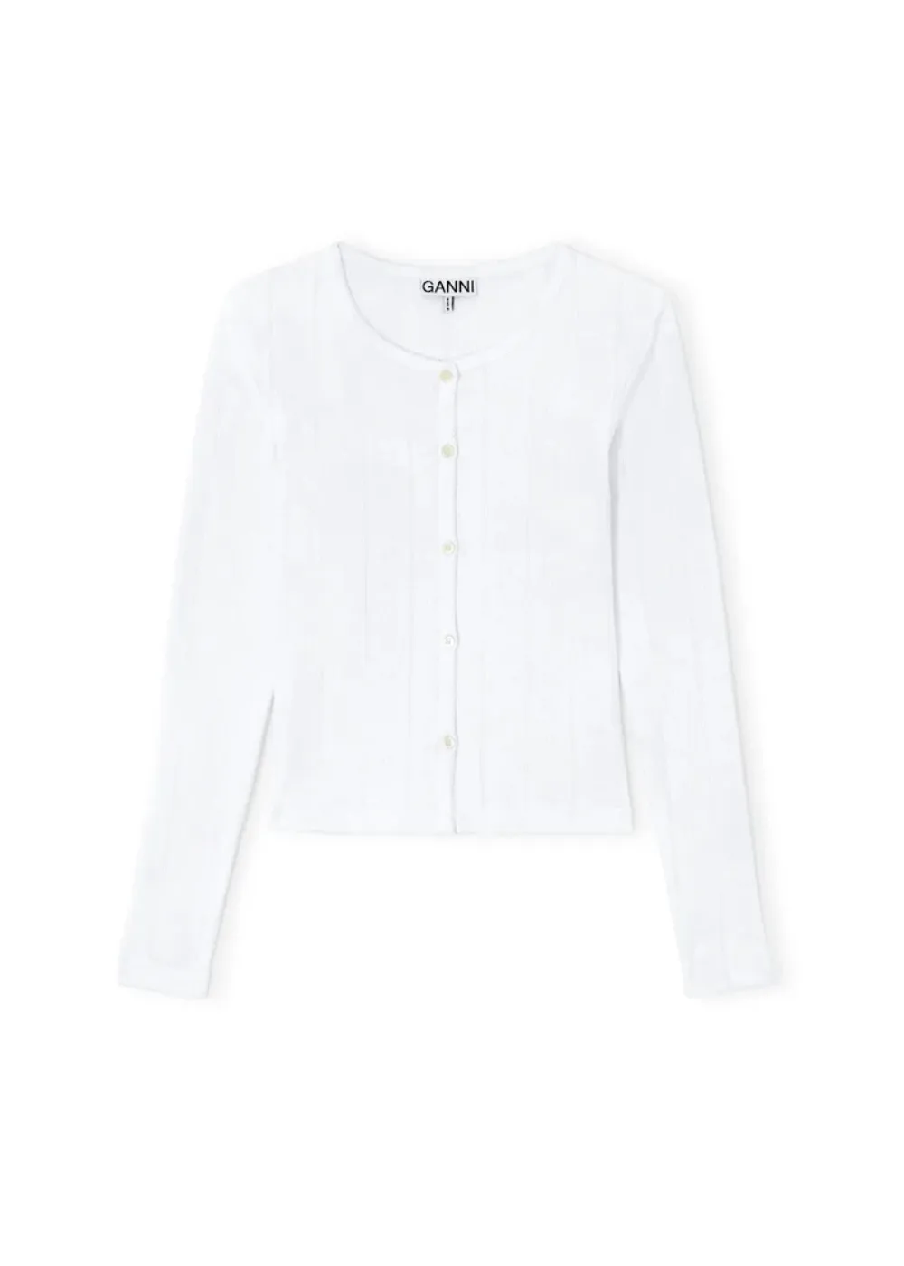 Compact Pointelle Rib Jersey Top sold by Danali product image thumbnail 5