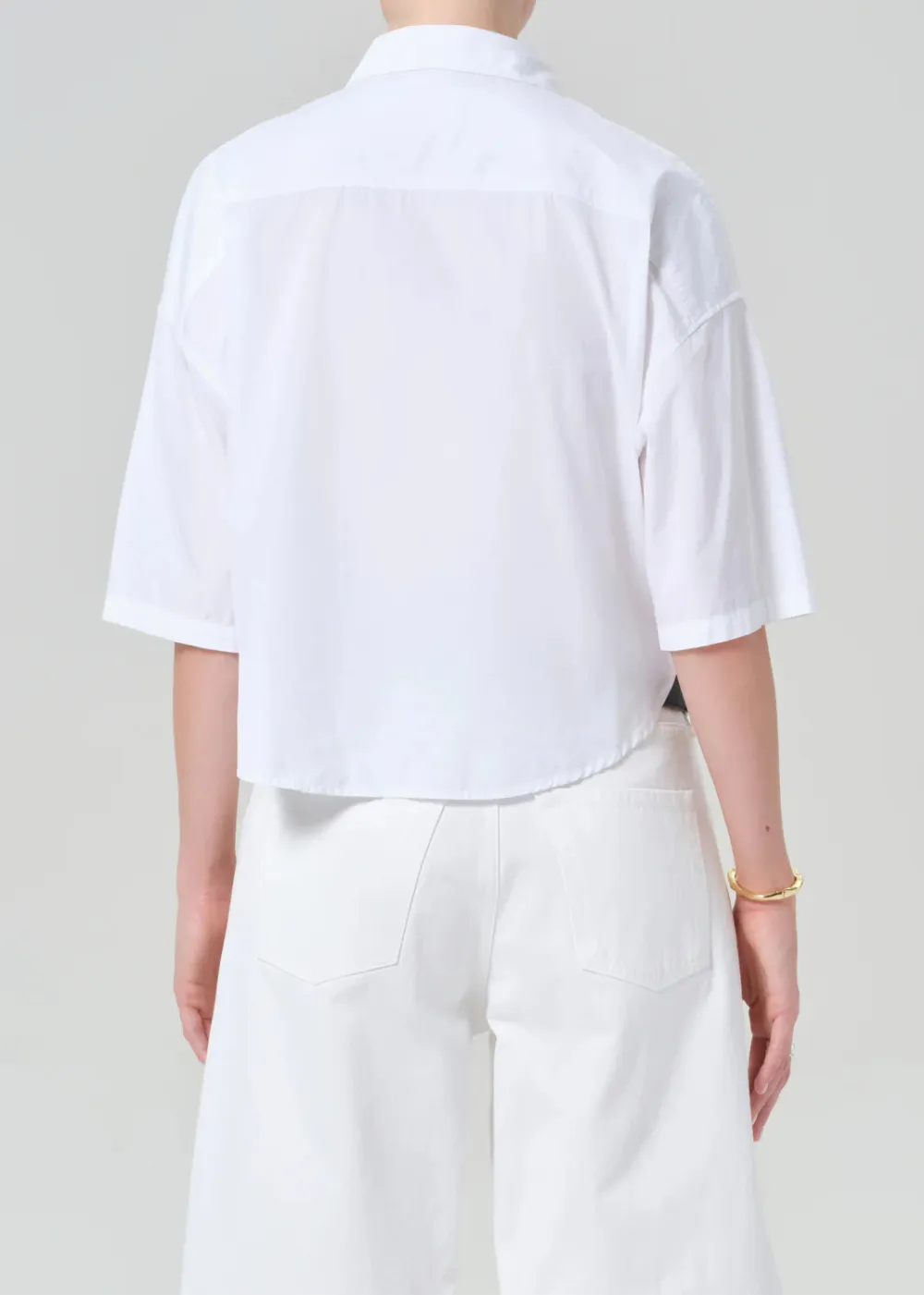 Frances Cropped Cape Button Up Top sold by Danali product image thumbnail 3