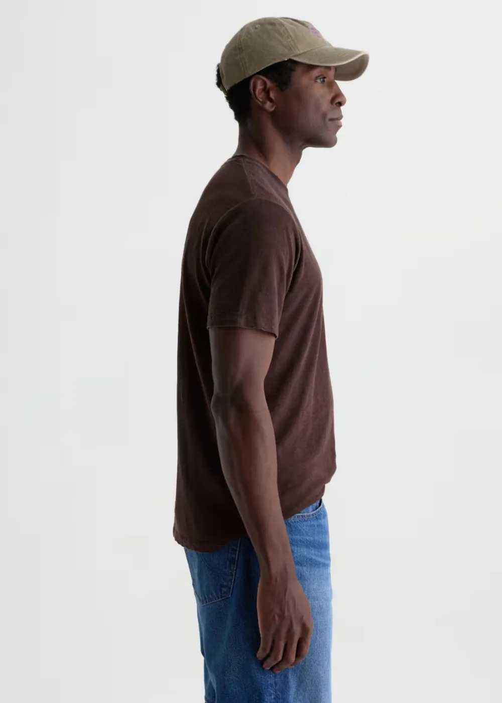 Bryce Crew Linen T-Shirt sold by Danali product image thumbnail 4