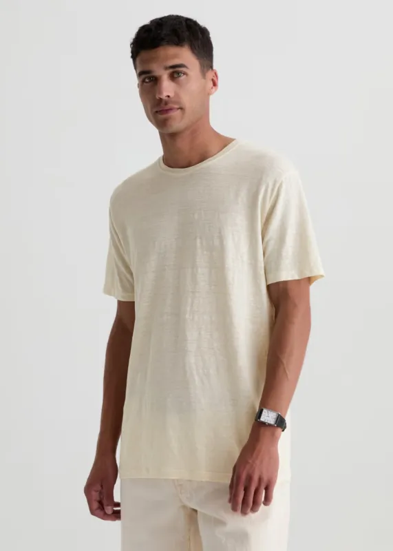 Bryce Crew Linen T-Shirt made by AG Jeans