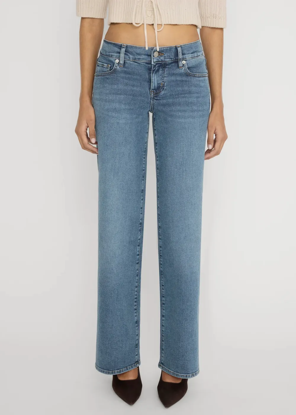 Le Sleek Straight Jean sold by Danali