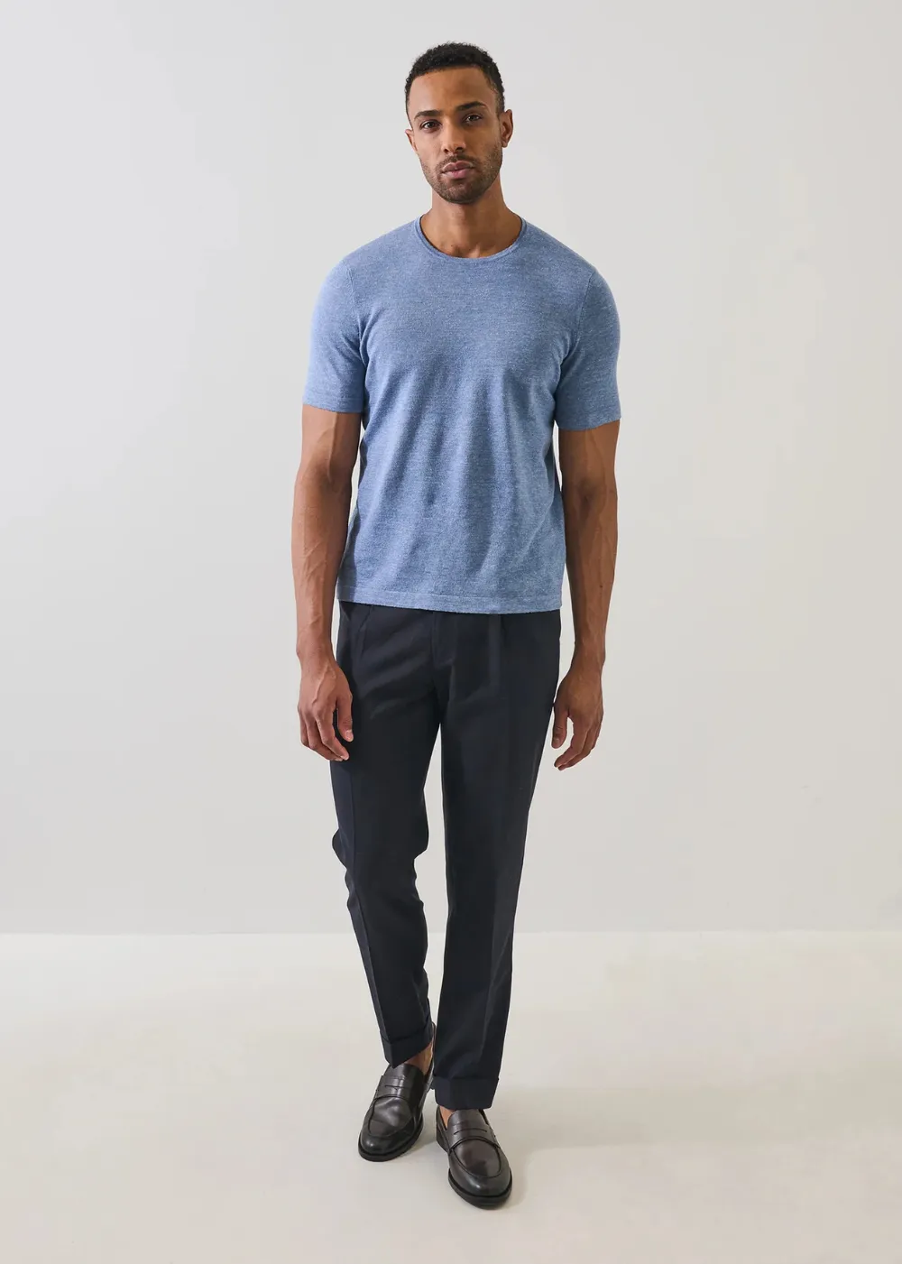 Linen Cotton Crewneck Sweater sold by Danali product image thumbnail 2