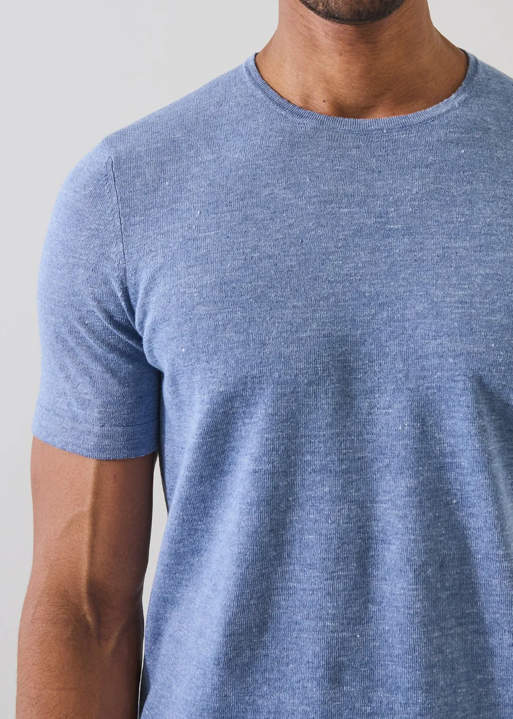 Linen Cotton Crewneck Sweater sold by Danali product image thumbnail 3