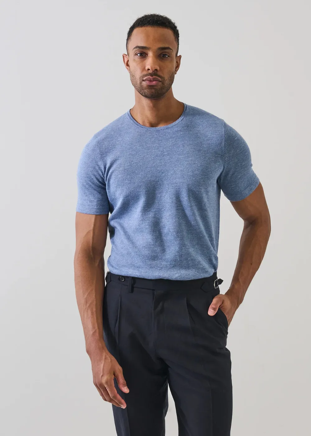 Linen Cotton Crewneck Sweater sold by Danali product image thumbnail 4