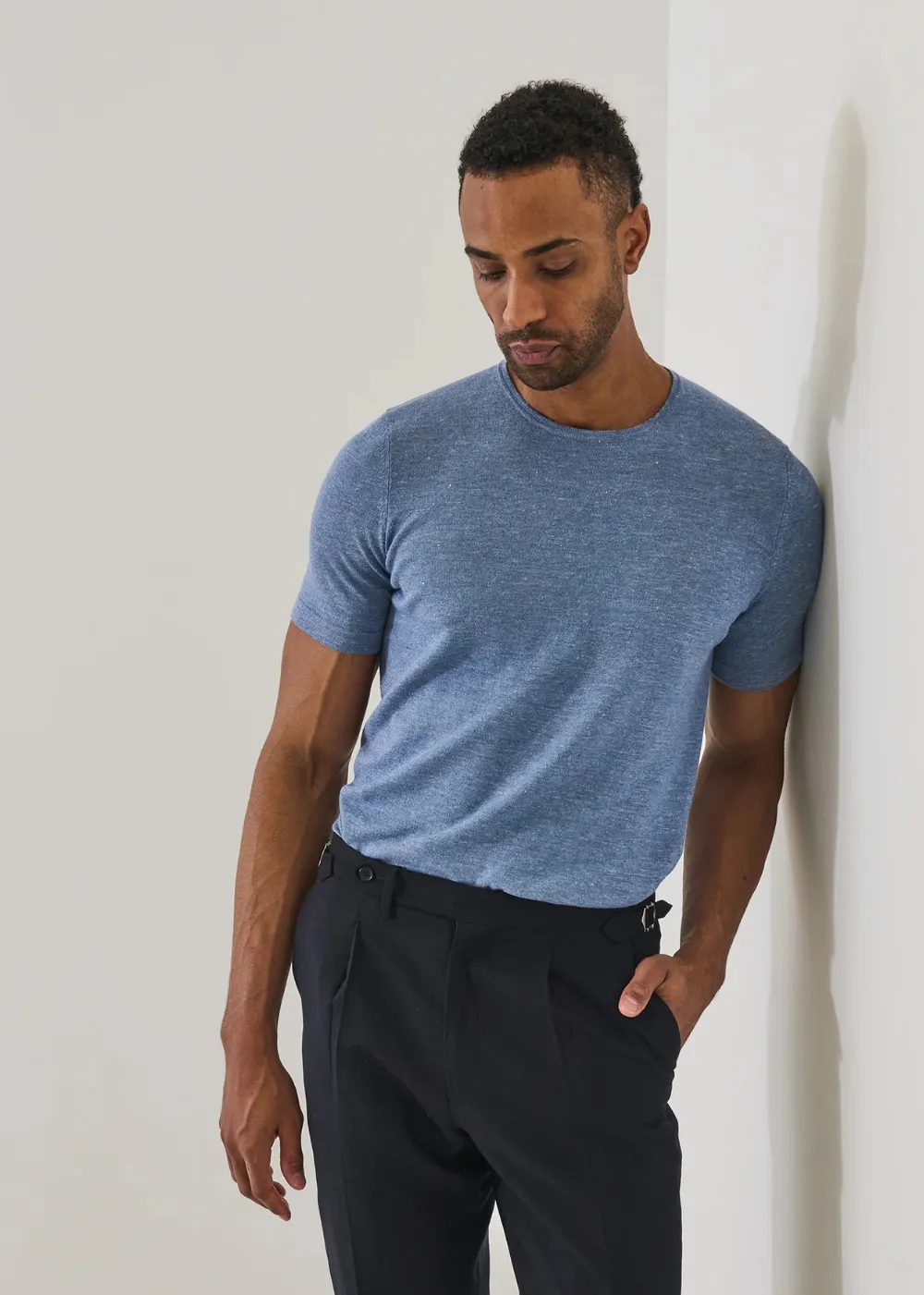 Linen Cotton Crewneck Sweater sold by Danali