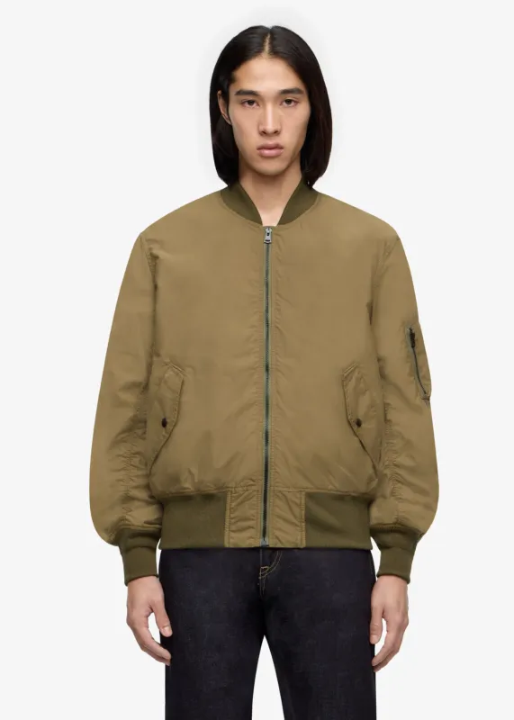 Cotton Silk MA-1 Jacket made by Momotaro