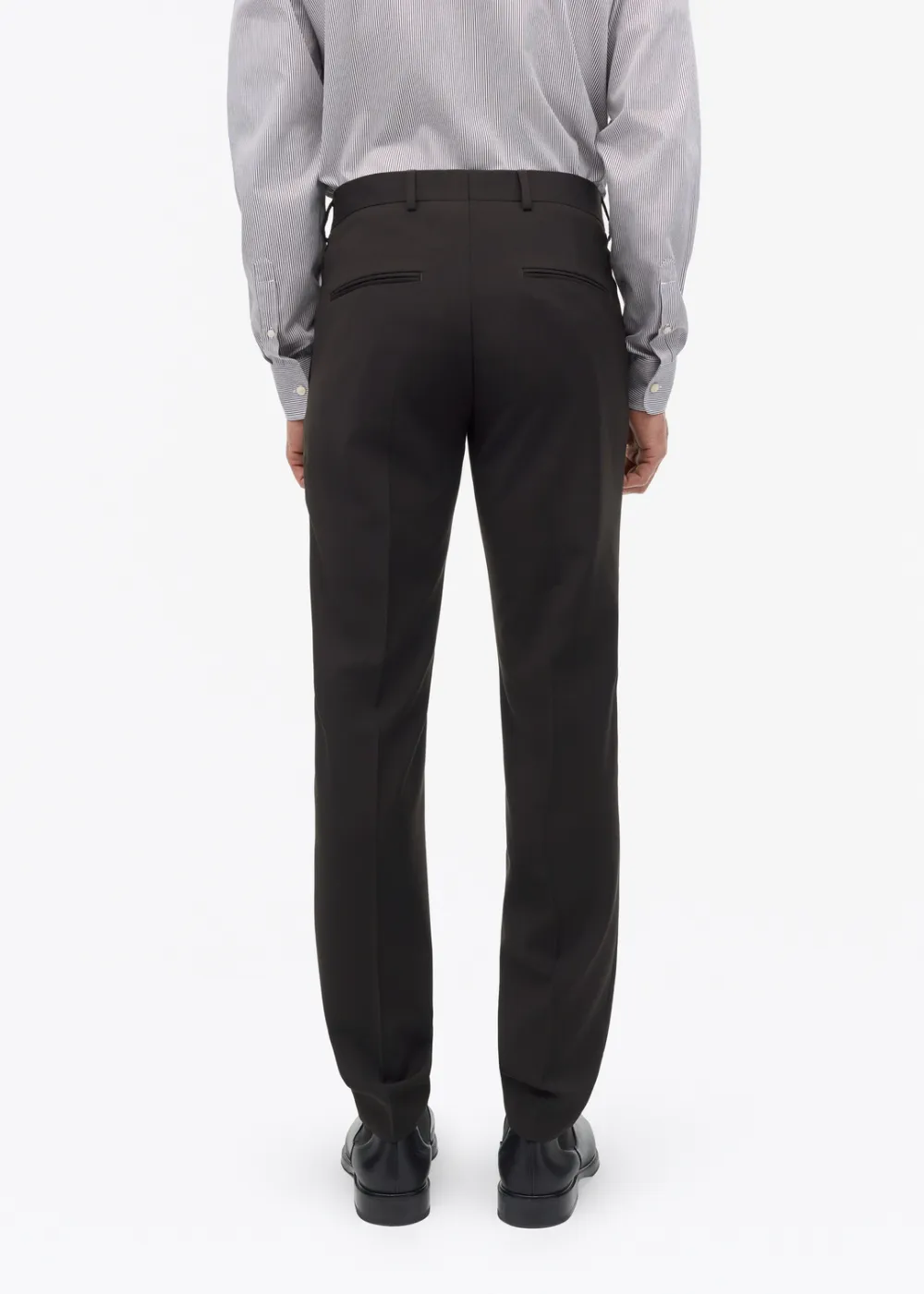 Tenuta Wool Plain Weave Trouser sold by Danali product image thumbnail 3