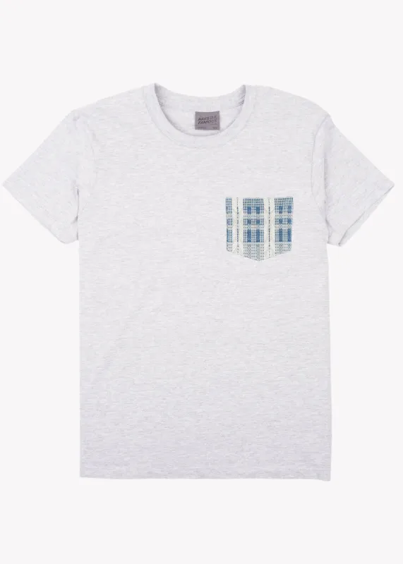 Pocket Tee - Sashiko Weave made by Naked & Famous Denim
