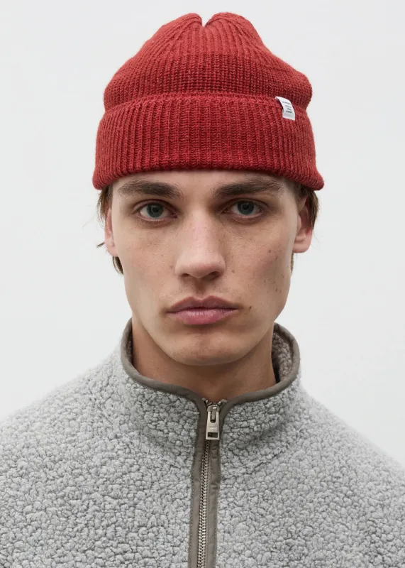 Wool Cotton Rib Beanie made by Norse Projects