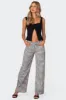 Odette Split Front Tailored Top sold by Edikted