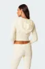Ray Cable Knit Hooded Cardigan sold by Edikted