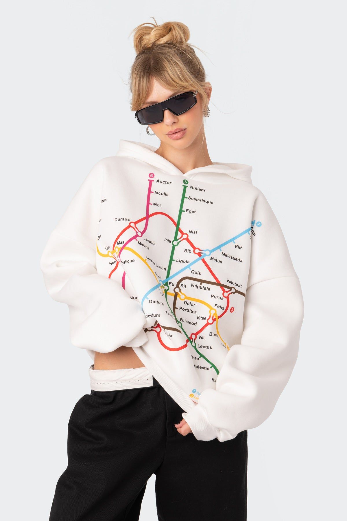 Crossroads Oversized Hoodie sold by Edikted