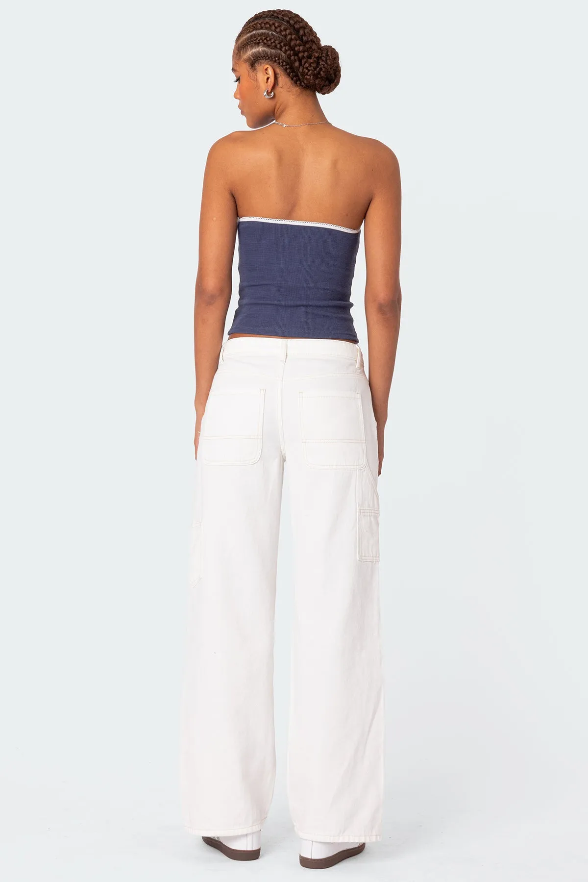 Ayla Low Rise Carpenter Jeans sold by Edikted product image thumbnail 3