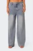 Myla Washed Wide Leg Jeans sold by Edikted