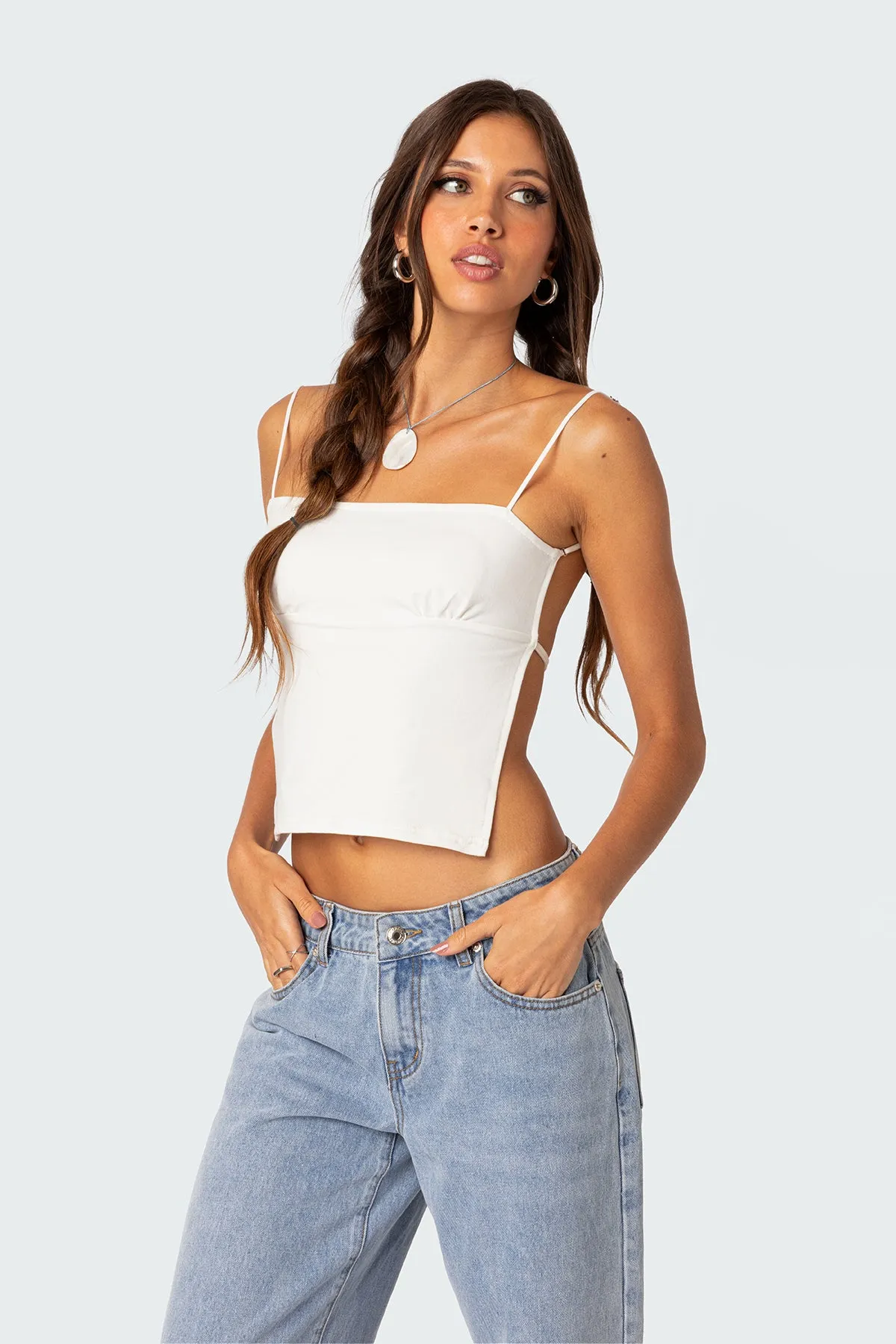 Jinx Open Back Top sold by Edikted product image thumbnail 3