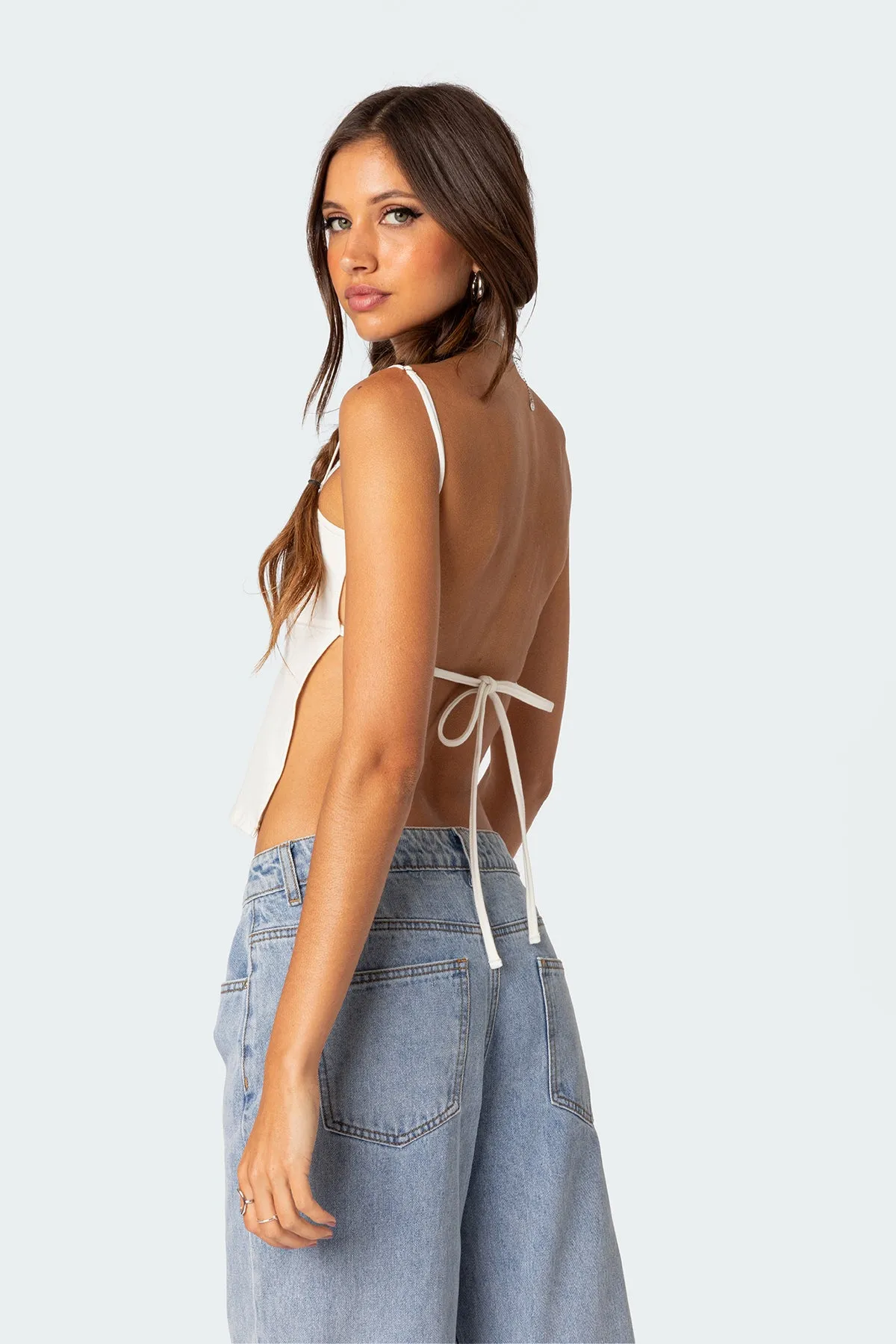 Jinx Open Back Top sold by Edikted product image thumbnail 4