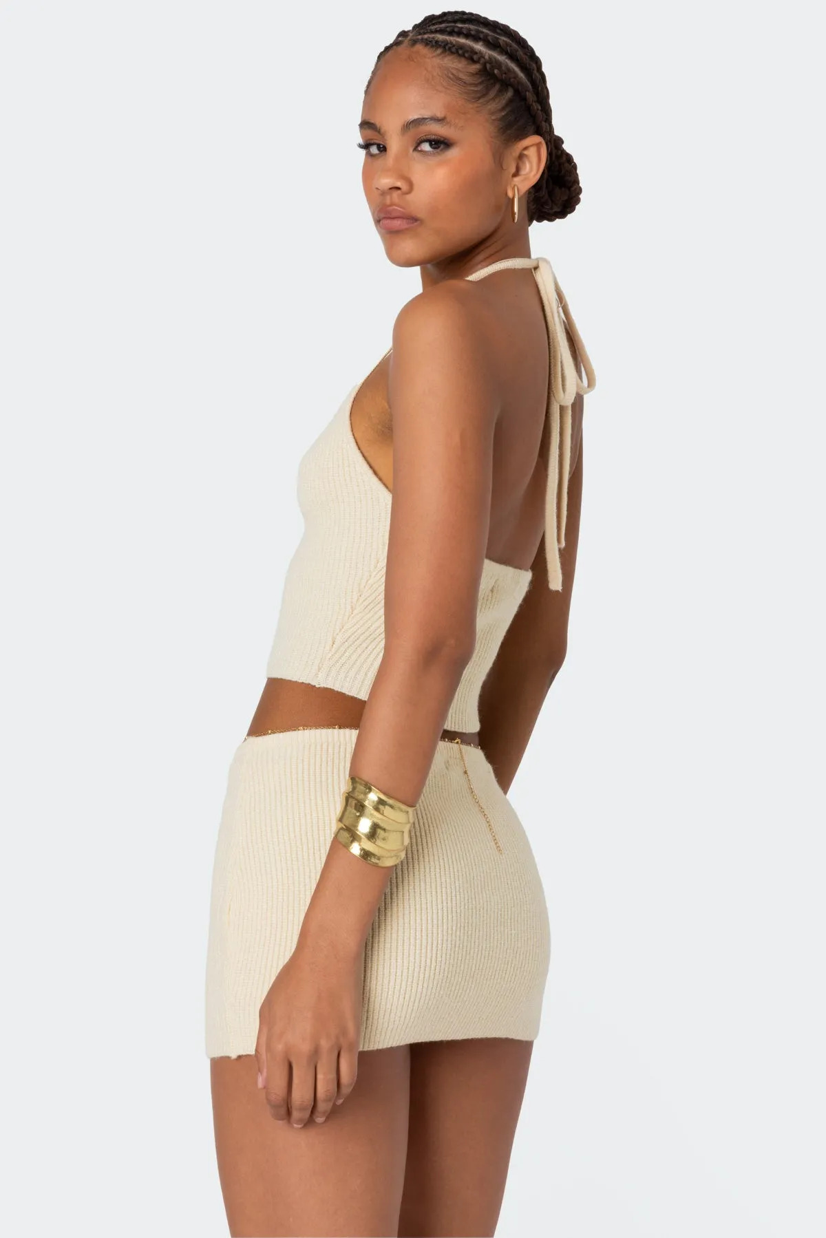 Fiona Cinched Knit Top sold by Edikted product image thumbnail 4