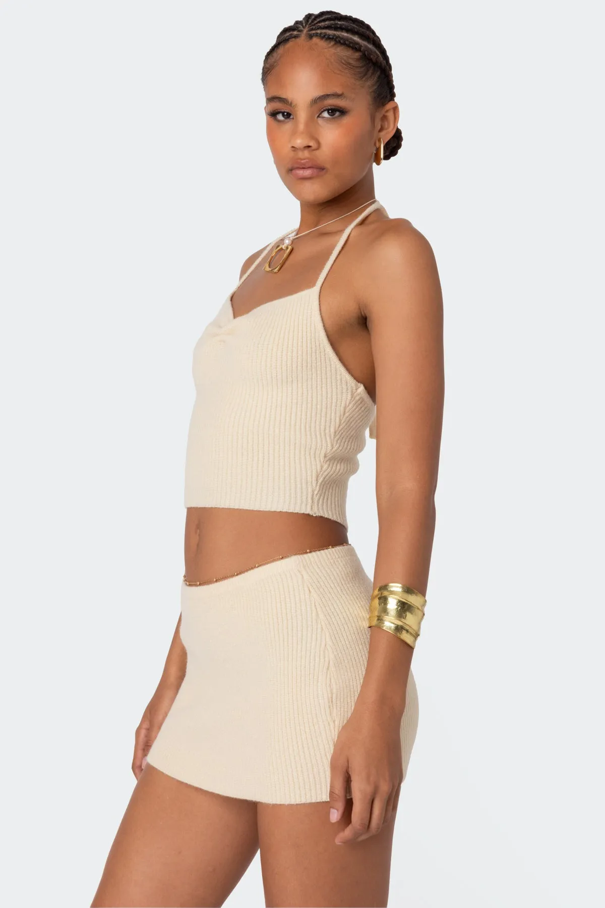 Fiona Cinched Knit Top sold by Edikted product image thumbnail 3