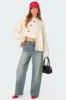 Rory Oversized Cable Knit Cardigan sold by Edikted