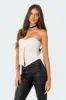 Twisted Split Front Tube Top sold by Edikted