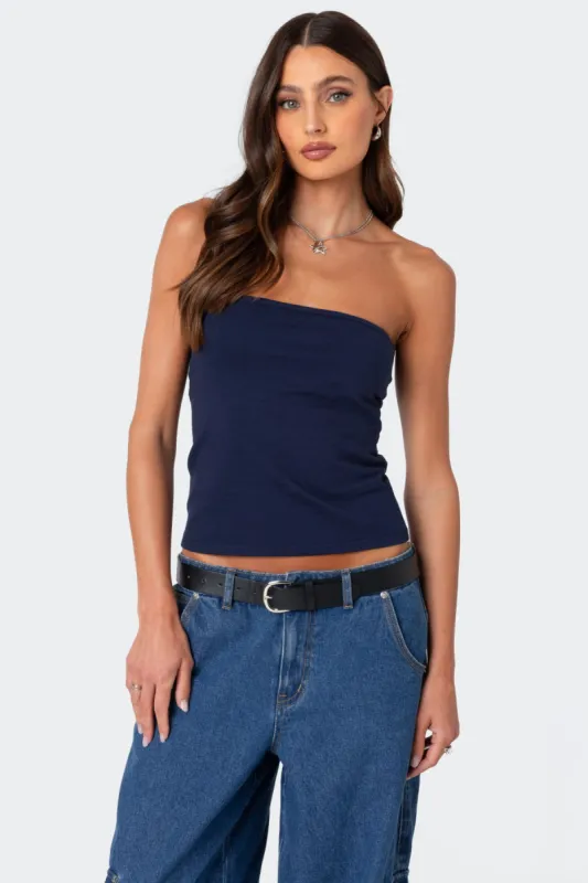 Built In Bra Tube Top sold by Edikted