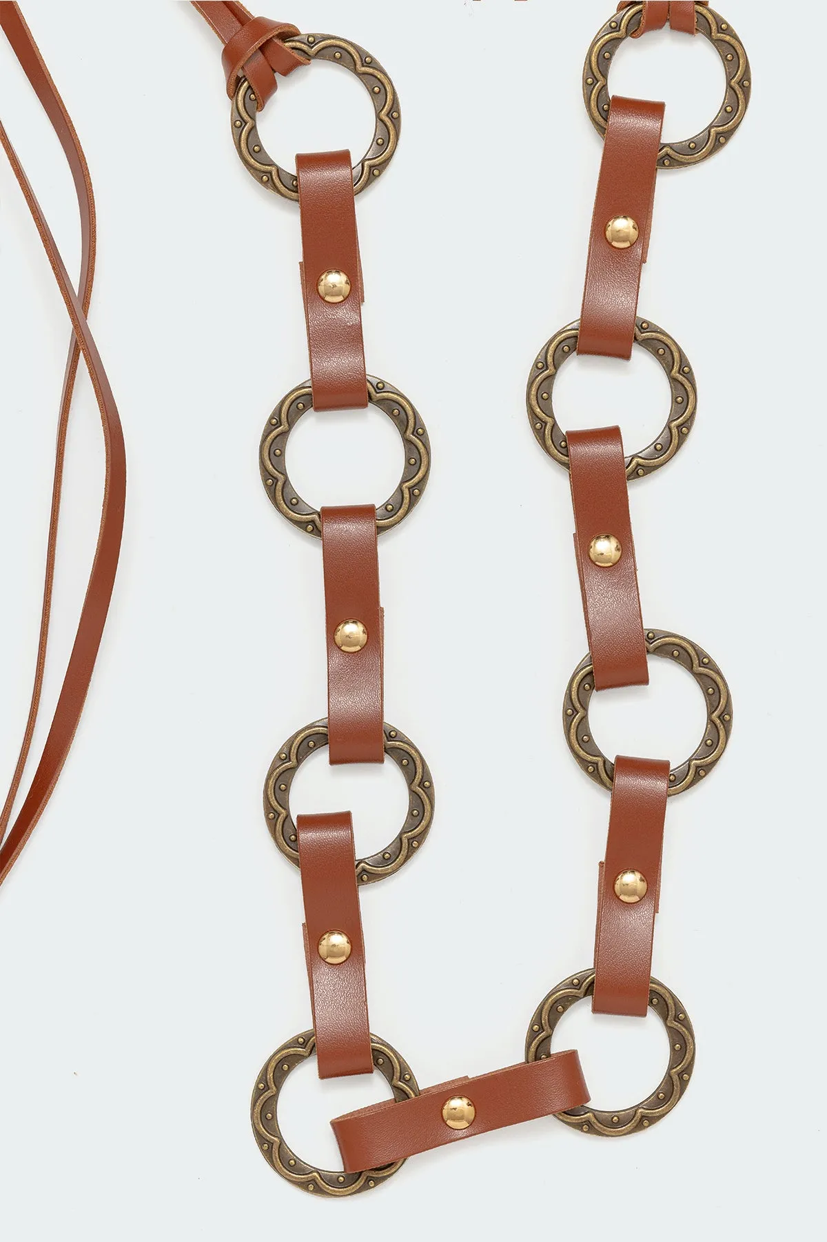 Faux Leather & Rings Belt sold by Edikted product image thumbnail 3