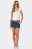 Orly Floral Ribbed Top sold by Edikted