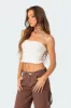 Ruffled Hem Tube Top sold by Edikted