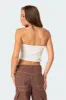 Ruffled Hem Tube Top sold by Edikted