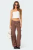 Ruffled Hem Tube Top sold by Edikted