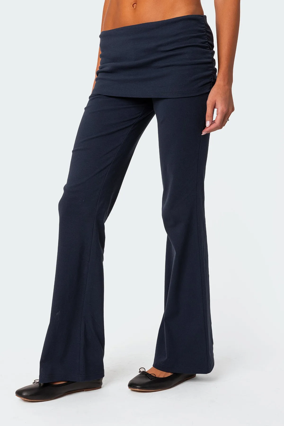 Kadence Mini Skirt Flared Pants sold by Edikted product image thumbnail 3