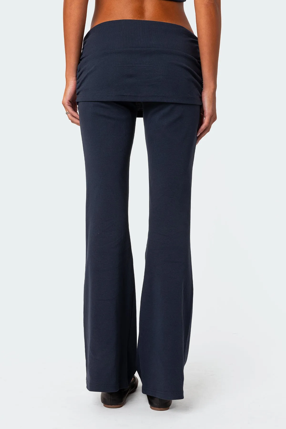 Kadence Mini Skirt Flared Pants sold by Edikted product image thumbnail 4