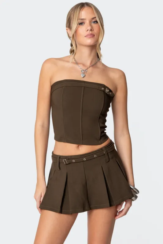 Erynne Belted Corset sold by Edikted
