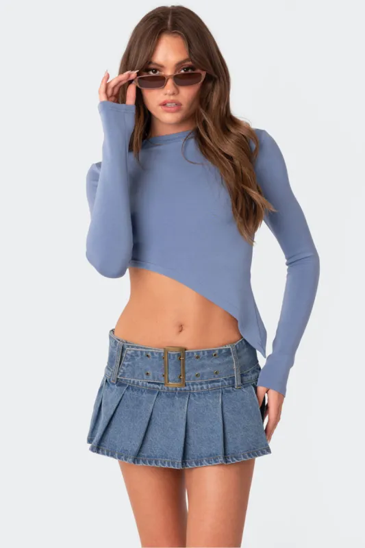 Riza Asymmetric Top sold by Edikted