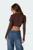 Vick Layered Cropped T-Shirt sold by Edikted