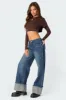 Vick Layered Cropped T-Shirt sold by Edikted