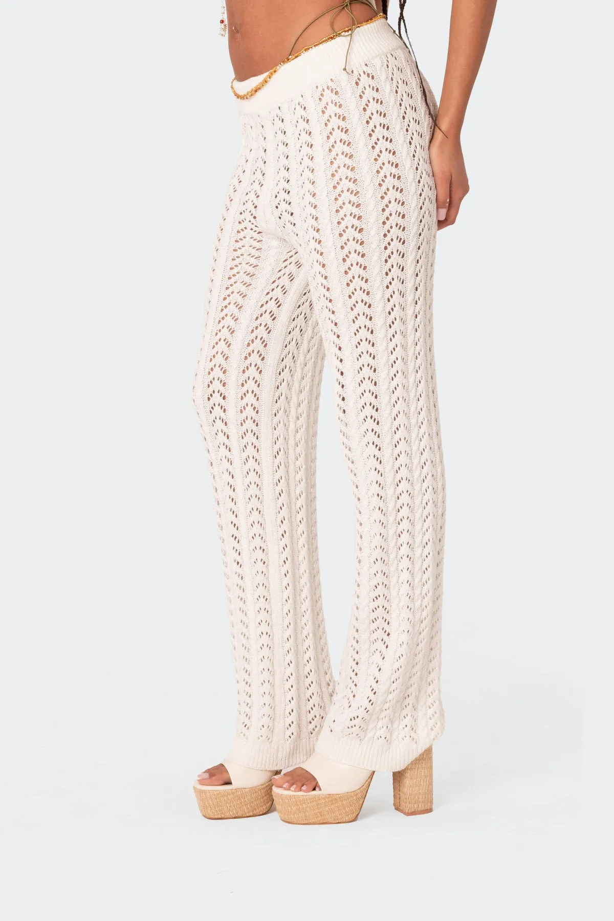 Hazel Crochet Pants sold by Edikted product image thumbnail 3