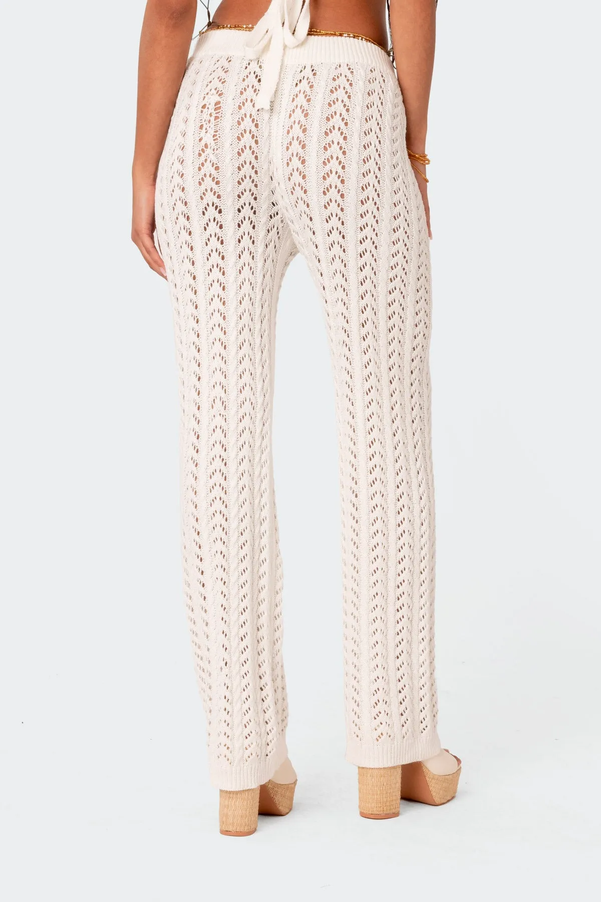 Hazel Crochet Pants sold by Edikted product image thumbnail 4