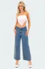 Strapless Mesh Triangle Top sold by Edikted