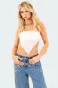 Strapless Mesh Triangle Top sold by Edikted