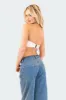 Strapless Mesh Triangle Top sold by Edikted