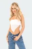 Strapless Mesh Triangle Top sold by Edikted