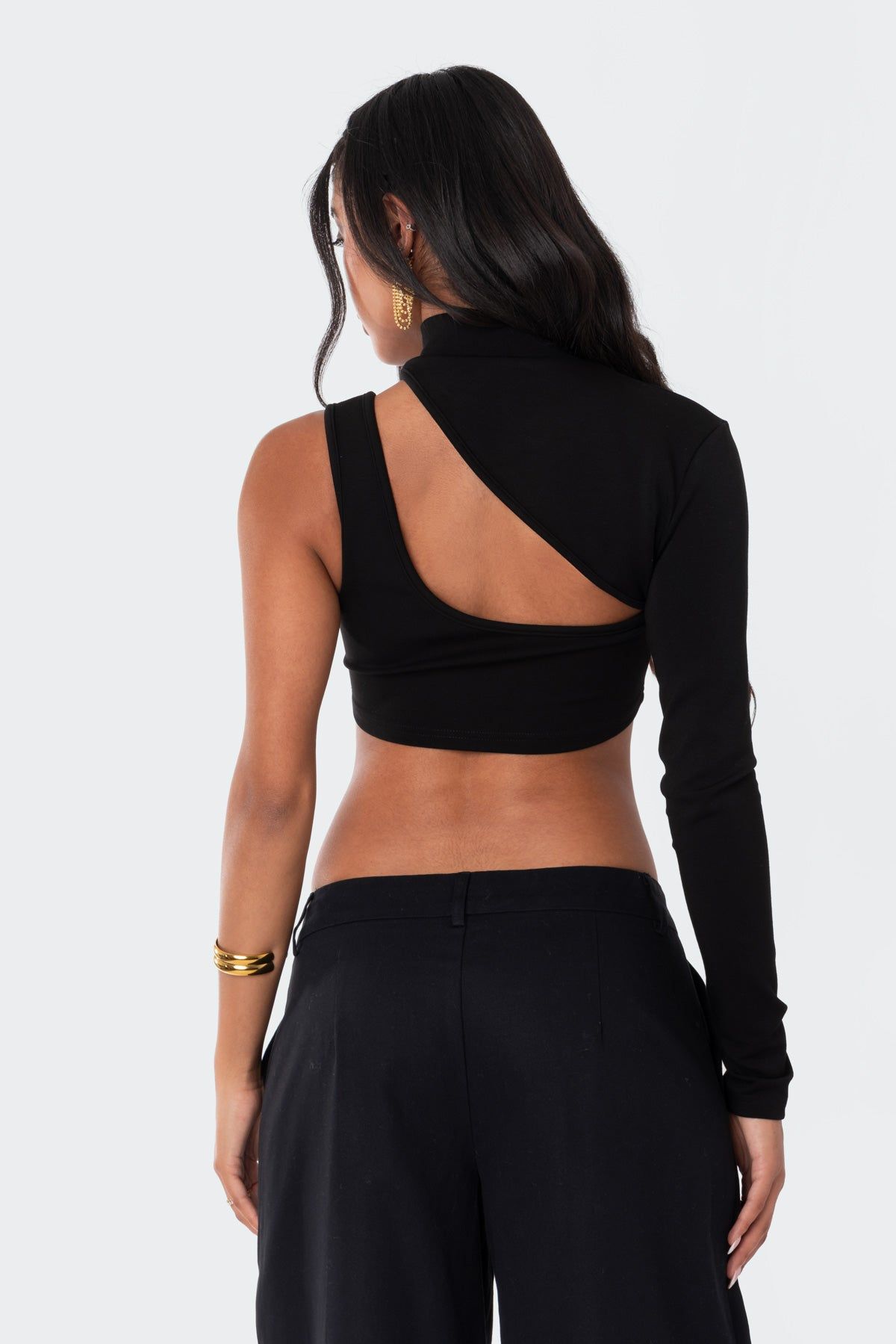 Asymmetric Cut Out Crop Top sold by Edikted product image thumbnail 5